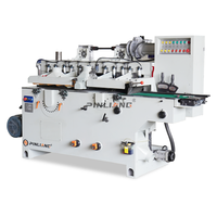 PINLIANG Nouvelle version de la machine à dégauchir automatique double face pour le travail du bois avec scie à refendre multi-lames, moteur 380V 35.2kw