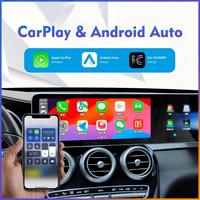 Pour Benz C/GLC 2016-2022 Écran double Android 12,3 pouces Carplay sans fil Navigation GPS Lecteur multimédia pour voiture
