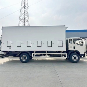 Camión de Transporte de Pollitos de un Día HOWO 4X2 Personalizado, Camiones de Reparto de Aves de Corral, Unidad de Refrigeración, Camión Frigorífico - Product Image 4