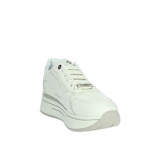 Zapatillas Janet & Janet Donna J-021 Bianco Chunky, Zapatos de Plataforma de Cuero Blanco, Calzado Deportivo de Moda para Mujer - Product Image 5