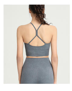 Reggiseno sportivo con lavaggio personalizzato per donne che corrono da palestra indossare senza filo per raccogliere la canotta Yoga Anti-vibrazione Anti-assorbimento del reggiseno Fitness - Product Image 6