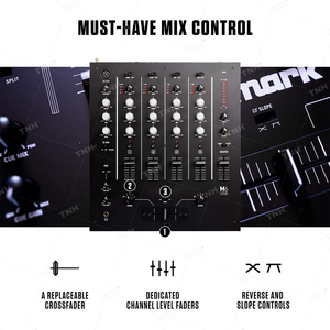Mezclador de Audio Profesional TNH <span class=keywords><strong>MC</strong></span>-M6USB de 4 Canales con Ecualizador de Tres Bandas para <span class=keywords><strong>DJ</strong></span> y KTV - Product Image 4