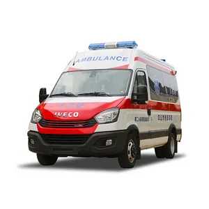 Brand New 4x2 Emergency Ambulance Vehicle NAVECO Ousheng Monitoring Medical Ambulance Car Price for exporting