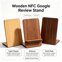 Carte de paiement sans contact NFC Google Reviews avec puce NTAG215, 13,56 MHz, programmable, étanche, avec fonction URL et code QR