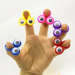 新奇手指木偶手指玩具眼圈眼圈，复活节彩蛋填充物糖果袋填充物，5色眼球圈