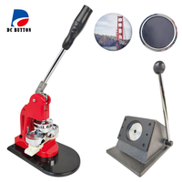 Kit de fabrication d'aimants photo ronds pour réfrigérateur de 58 mm (2,25 pouces) comprenant une machine de découpe et 100 ensembles de matériaux magnétiques