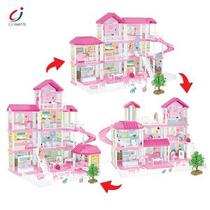 Chengji, gran oferta, juego <span class=keywords><strong>de</strong></span> niños <span class=keywords><strong>de</strong></span> alta calidad, villa <span class=keywords><strong>de</strong></span> plástico, juguete, muebles DIY, <span class=keywords><strong>Casa</strong></span> <span class=keywords><strong>Grande</strong></span> divertida, muñeca <span class=keywords><strong>para</strong></span> <span class=keywords><strong>niñas</strong></span> - Product Image 3