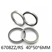 6708 6708ZZ 6708-2RS Roulement à billes à gorge profonde série 6700 Taille 40x50x6mm Roulement à paroi mince 6708