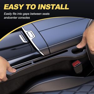 Remplisseur de Fente Latérale de Siège de Voiture en Mousse Souple avec Anti-Chute et Crochet de Rangement, Ajustement Universel pour Compléter la Fente Entre les Sièges - Product Image 4
