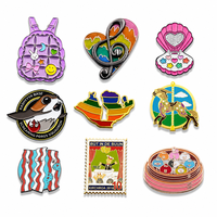 Broches en émail 3D personnalisées OEM, badges métalliques de dessin animé, épingles de revers, broches en émail dur ou souple, anime, musique, monuments, design créatif, cadeau