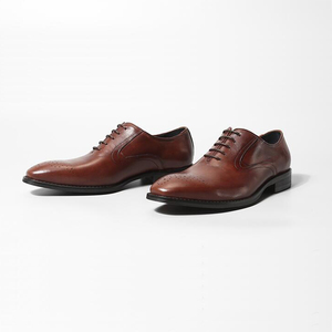 Zapatos de Vestir de Cuero Genuino con Punta en Pico, Hechos a Medida, para Hombre, Transpirables, Venta al Por Mayor - Product Image 4