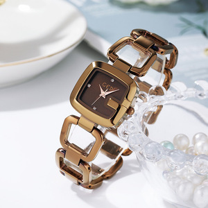 Reloj de Cuarzo de Alta Gama para Mujer con Correa de Acero Inoxidable, Movimiento Mecánico, Caja Trasera Resistente, Elegante, Hecho en China - Product Image 6