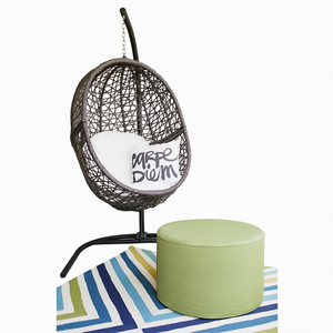 Wholesale Modern Metal Hotel Outdoor Swing <b>Chair</b> with Waterproof Cushion Hanging <b>Garden</b> <b>Egg</b> -<b>Chair</b> - Product Image 1