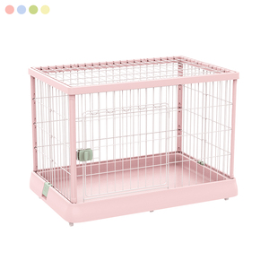 Çıkarılabilir evcil hayvan kafesi ve kolay kurulum ile ağır lüks tel örgü levha güçlü kilitleme evrensel tekerlekler kutulu kedi köpek kafesi - Product Image 2