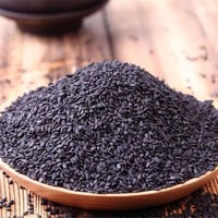 Vente en gros de graines de sésame noir pur Produit agricole Sésame noir naturel prêt pour l'expédition