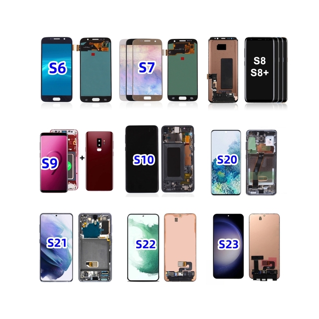 Display Screen Digitizer S5 S6 Edge S7 S8 S9 S10 S10e S20 FE S21 Plus Ultra Ecran Ekran Tela, Pantalla LCD for Samsung S7 Edge
