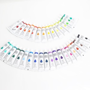 Pigment <span class=keywords><strong>Gouache</strong></span> 12 ml en <span class=keywords><strong>tube</strong></span> aluminium-plastique, qualité artistique pour enfants, haute transparence des couleurs, à base d'eau, 36 couleurs disponibles en gros - Product Image 3
