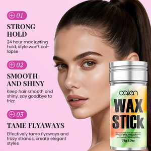 Luxfume Professionnel 75g Crème Coiffante Anti-Frisottis 2.7OZ <span class=keywords><strong>Cire</strong></span> Non Grasse en Stick pour un Contrôle des Bords Lisse pour Cheveux Bouclés - Product Image 3