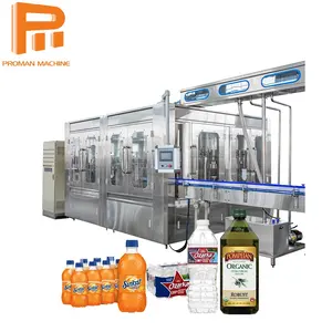 Automatic Pet Plastic Bottle 500ml 1.5L Soft Drink Juice Mineral Water Aqua Washing Filling Bottling Sealing Machine Plant