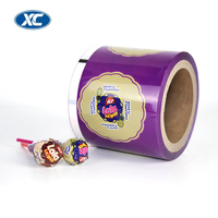 Vente en gros de paquet d'emballage de sucette de bonbons laminés Pet Twist Film BOPP CPP film de plastification à chaud en plastique