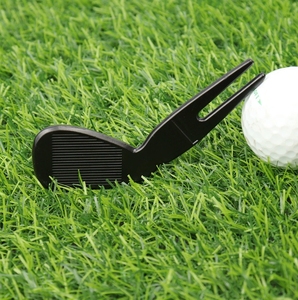 Outil <span class=keywords><strong>de</strong></span> divot <span class=keywords><strong>de</strong></span> golf Offre Spéciale placage d'alliage <span class=keywords><strong>de</strong></span> fourche verte pour la réparation <span class=keywords><strong>de</strong></span> gazon sur le terrain <span class=keywords><strong>de</strong></span> golf - Product Image 5