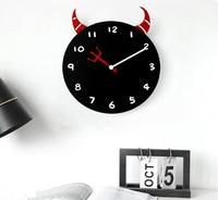 Horloge murale en acrylique Art Déco pour salon, design antique à quartz avec logo personnalisé