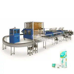 Ligne de production de papier hygiénique personnalisée en usine Serviette de cuisine entièrement automatique Machine de fabrication de papier 1575
