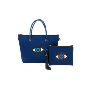 Sacs à main de luxe en tissu néoprène pour femmes, sac à dos, avec pochette de maths, à bandoulière multifonctionnel, nouvelle collection - Product Image 2