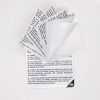 Vente en gros d'étiquettes autocollantes déchirables en plusieurs pages au format livret, étiquettes à double couche, autocollants imperméables personnalisés, 1 pièce acceptée