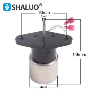Actuador de Válvula Solenoide Shaluo 0250-12A2UC11S1 DC12V, Interruptor de Corte de Combustible para Motor Diésel - Product Image 5