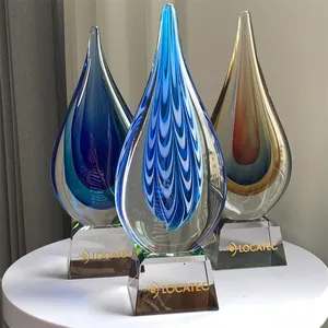 Adl Nieuw Design Luxe Kristallen Waterdruppels Druppelglas Trofee Awards Voor Zakelijke Souvenirgeschenken