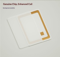 Porte-clés RFID en acrylique rétro portable pour contrôle d'accès par carte IC, carte vierge NFC, impression numérique promotionnelle