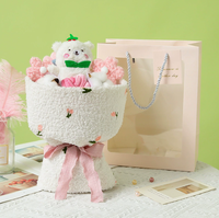 Bouquet de peluches très demandé avec rembourrage en coton PP pour cadeaux unisexes de la Saint-Valentin et d'anniversaire de mariage