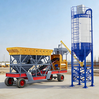 Planta Mezcladora de Concreto Móvil YHZS60 con Control por Computadora para Línea de Producción en Fábrica, para Construcción