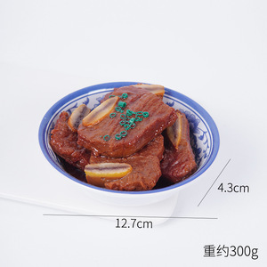 Simulated Food Bowl Dish 1:1 Chinese Food Model: Braised Beef And <strong>Pickled</strong> Pepper Chicken Feet, Simulated Food Decoration - Product Image 6