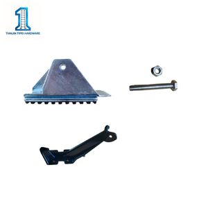 Pièces de marchepieds métalliques industriels : Pieds de marchepieds à trou rond avec vis réglables pour <span class=keywords><strong>support</strong></span> - Product Image 4