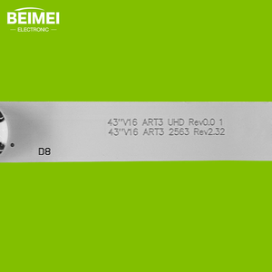 Tira de luces <span class=keywords><strong>Led</strong></span> de retroiluminación, accesorio para <span class=keywords><strong>LG</strong></span> 43LW340C-UA/ <span class=keywords><strong>LG</strong></span> 43LW540S-UA, V16 ART3 2563 REV2.3 2-UHD1 6916L-2563A, 6916L-2550A, 3 unidades - Product Image 5