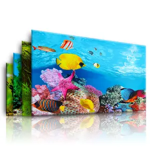 Fish Tank Background 2 Sided Aquarium Background Painting