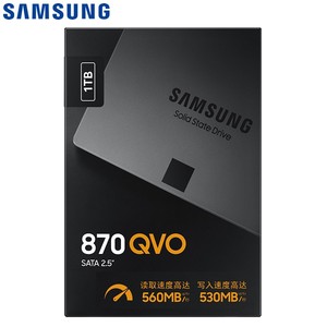 ฮาร์ดดิสก์ SSD แบบโซลิดสเตทภายในขนาด 2.5 นิ้ว รุ่น 870 QVO ของแท้ 100% ความจุ 1TB 2TB 4TB 8TB  SATA3 - Product Image 3