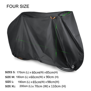 Accessoires de vélo Protection UV extérieure anti-poussière Couvre-vélo facile à transporter Couvre-vélo étanche avec trou de verrouillage - Product Image 4
