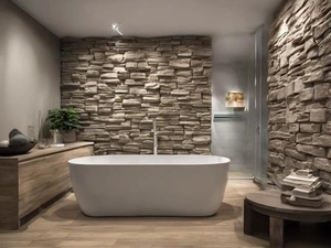 Losa <span class=keywords><strong>de</strong></span> <span class=keywords><strong>Piedra</strong></span> PU RUIHE - Revestimiento Exterior Duradero y Ecológico para Villas y Centros Comerciales - Product Image 3