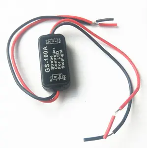 12--24V Flashing LED Back Rear Brake Stop Light Lamp Newest Flash Strobe Controller LED Flasher