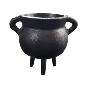 Venta al por mayor <span class=keywords><strong>de</strong></span> fábrica, Mini <span class=keywords><strong>caldero</strong></span> redondo <span class=keywords><strong>de</strong></span> <span class=keywords><strong>hierro</strong></span> <span class=keywords><strong>fundido</strong></span> <span class=keywords><strong>de</strong></span> 3 patas, <span class=keywords><strong>olla</strong></span> sudafricana Oliebol Potjie para acampar, cocinar, hornos holandeses - Product Image 6