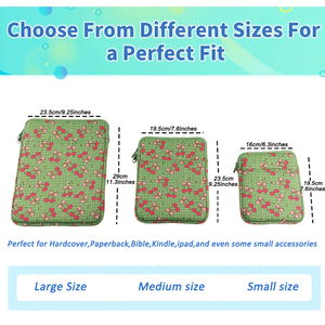 Hot Bán Tùy Chỉnh 3 Kích Thước S M L Mềm Máy Tính Xách Tay Cặp Tay Áo Không Thấm Nước Neoprene Cuốn Sách & Kindle Tay Áo Với Dễ Thương In Ấn - Product Image 4