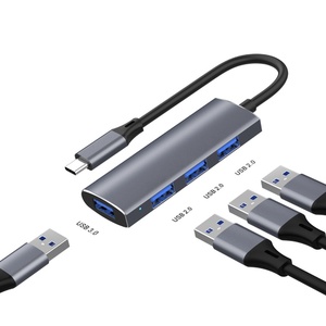 4 trong 1 USB C để USB <span class=keywords><strong>3</strong></span>.0 <span class=keywords><strong>3</strong></span> USB 2.0 Hub Splitter Loại C <span class=keywords><strong>Dock</strong></span> trạm cho máy tính xách tay <span class=keywords><strong>iPad</strong></span> Samsung iPhone - Product Image 3