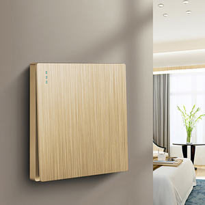 En gros 2025 personnalisé métal PC panneau en <span class=keywords><strong>bois</strong></span> massif milieu croix interrupteur pour décoration murale interrupteurs et prises - Product Image 2