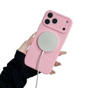 Funda de Silicona Líquida Colorida de Alta Calidad, Venta Caliente, Carga Inalámbrica Magnética, Funda Protectora Antigolpes para iPhone 17 Pro - Product Image 6