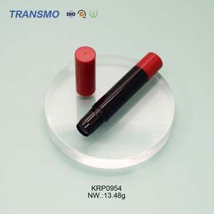 Tube de rouge à lèvres rechargeable, étui à rouge à lèvres en plastique écologique, emballage personnalisé pour baume à lèvres repulpant - Product Image 4