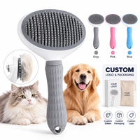 Ensemble de toilettage pour petits animaux de la marque LQ, personnalisable et respectueux de l'environnement, peigne en plastique, brosse à poils, alimenté par piles, pour poils longs
