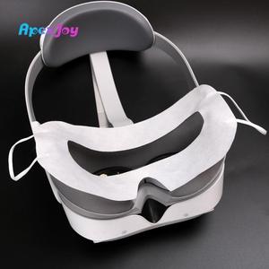Masque oculaire <span class=keywords><strong>VR</strong></span> jetable pour Vision Pro Meta Quest 3, barrière anti-transpiration universelle non tissée, housse de protection hygiénique 100 pièces - Product Image 3